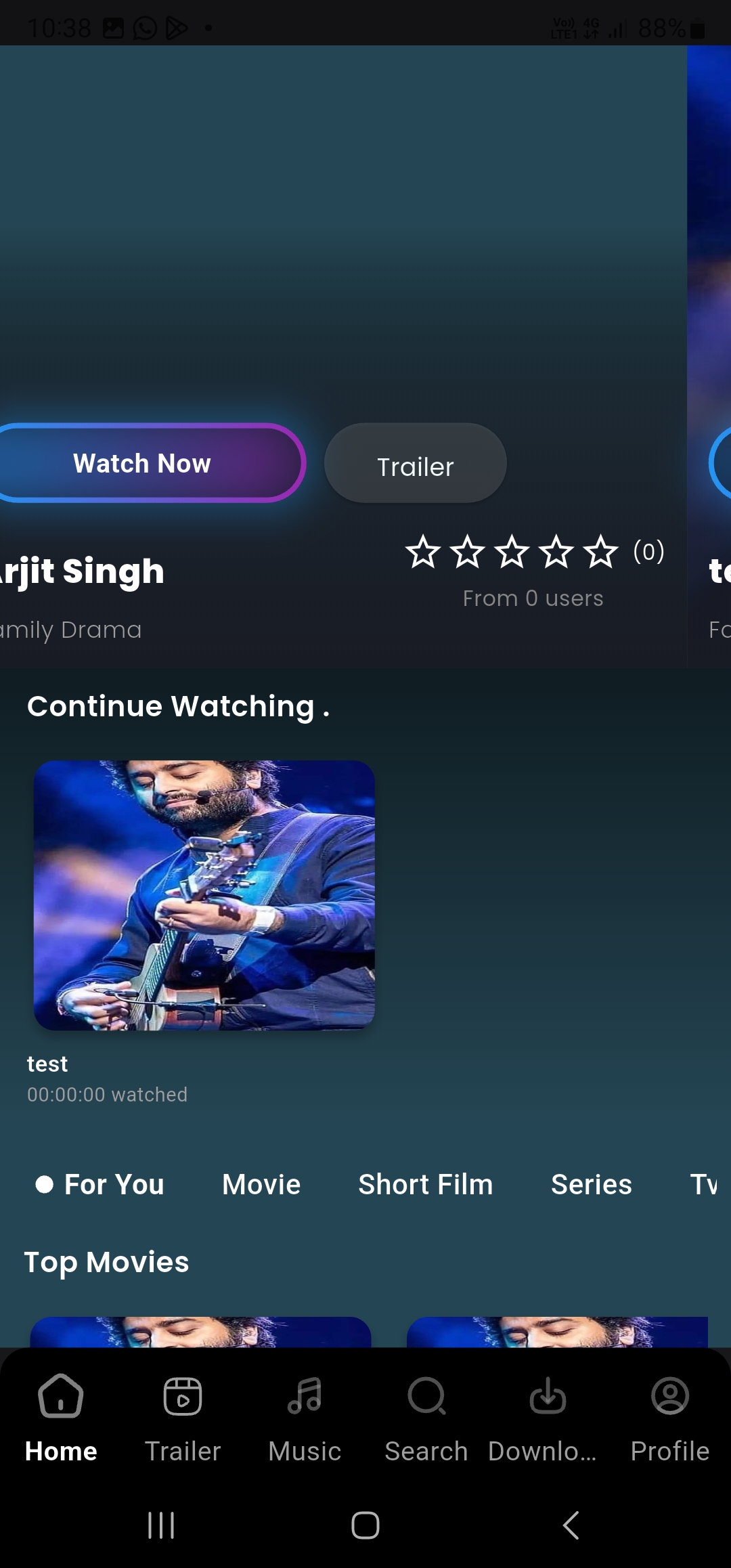 Orange Music OTT movies